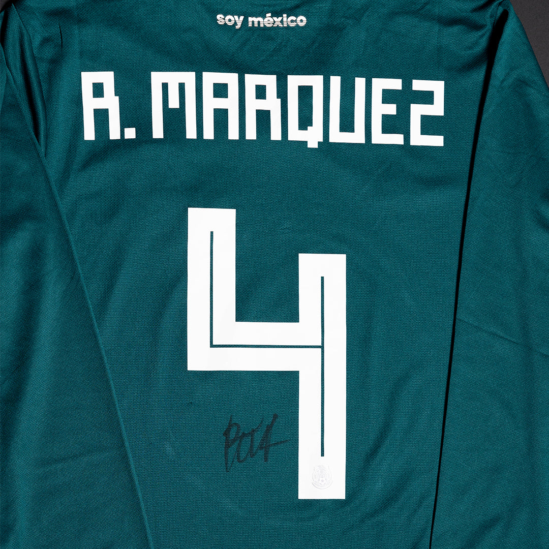 Jersey Firmado Rafael Márquez- México 2018 Manga Larga